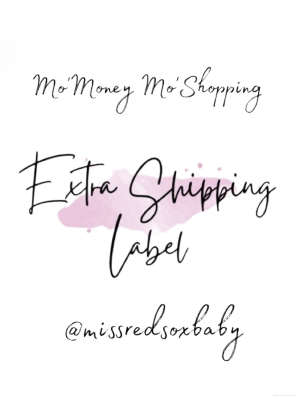 Extra Shipping Label